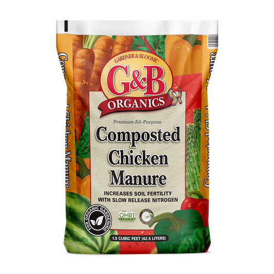 G&B Composted Chicken Manure 1.5CF Bag Image - Digital Download