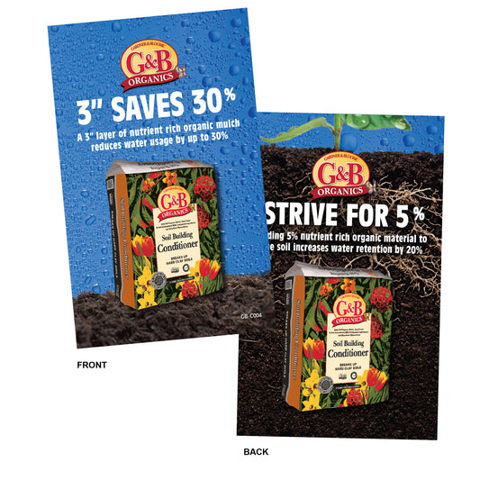 G&B SBC Save Water 3in X 5in Cards