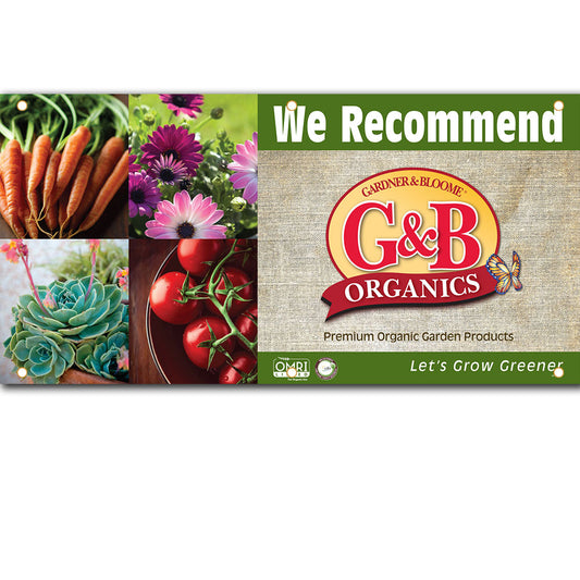 We Recommend G&B - 6' X 3' Banner