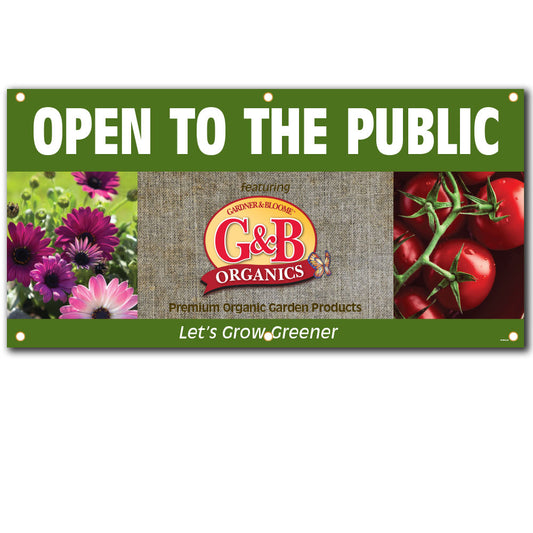 G&B Open to the Public 6'x3'