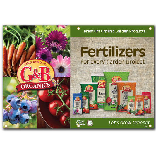 G&B Fertilizer Line- 3' X 2' Banner