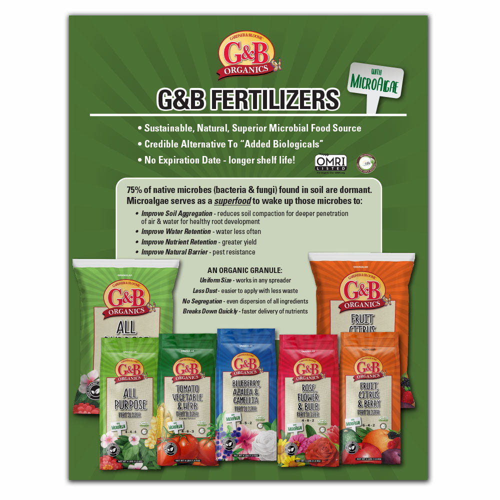 G&B Fertilizers Sell Sheet