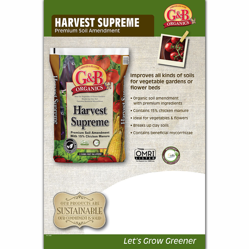 G&B Harvest Supreme 2CF Large Sign-DIGITAL