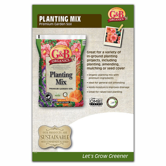 G&B Planting Mix 2CF Large Sign