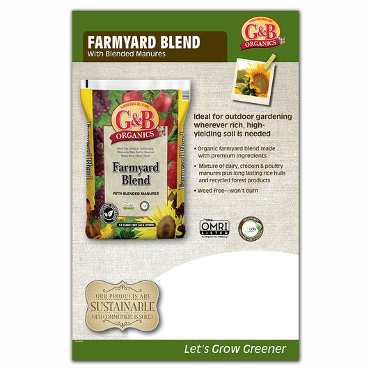 G&B Farmyard Blend 1.5CF Large Sign