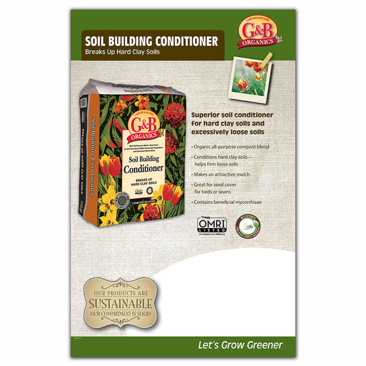 G&B Soil Building Conditioner 3CF Large Sign