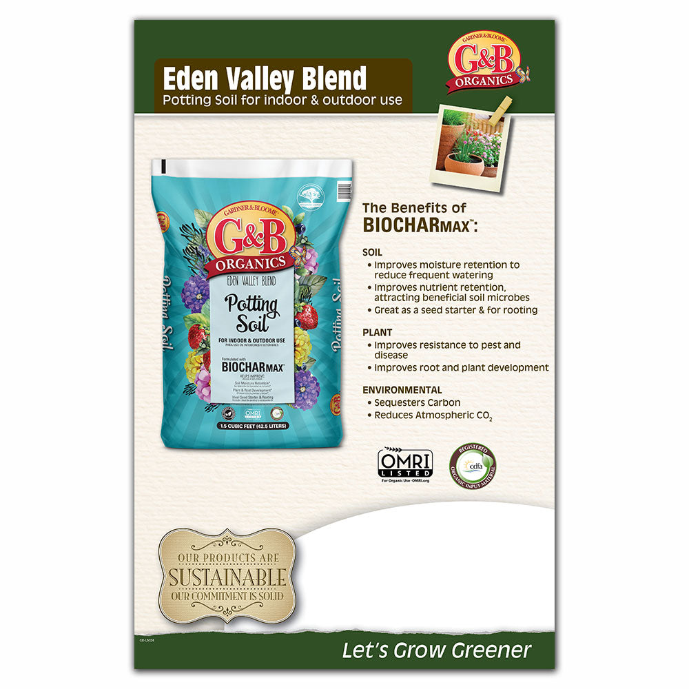 G&B EVB Potting Soil 1.5CF Large Sign-DIGITAL