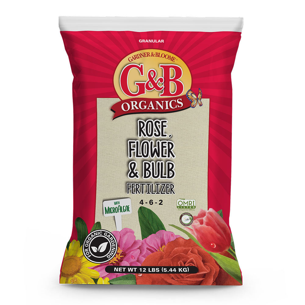G&B Rose, Flower & Bulb Fertilizer 12LB Bag-Digital Download
