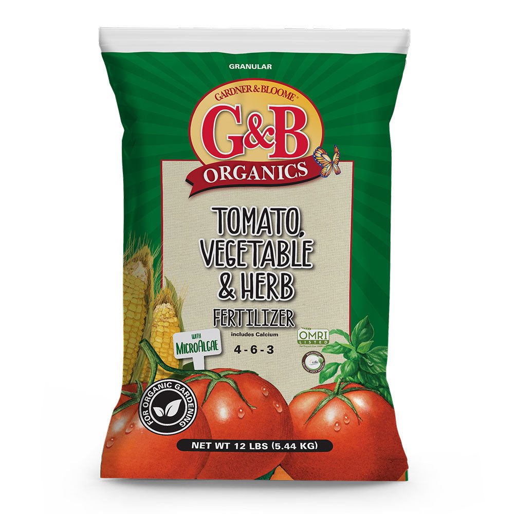 G&B Tomato, Veg & Herb Fertilizer 12LB Bag-Digital Download